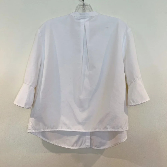 Maje Charylz 100% Cotton White Button Down Designer Classic Poplin Shirt 1 - Picture 9 of 11